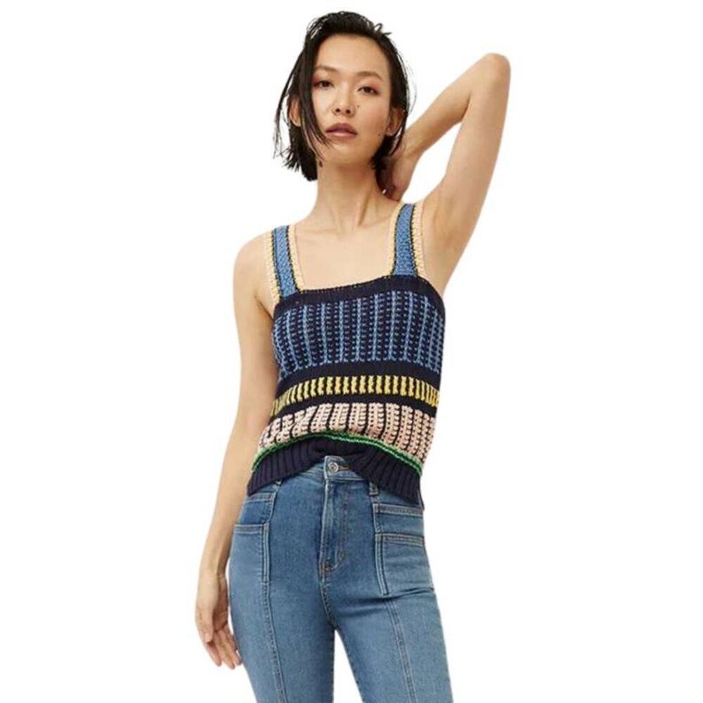 Veronica Beard Multicolor Knit Tank Top